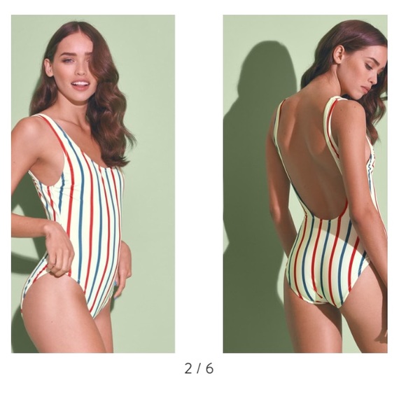 SOLID & STRIPED Other - Solid & Striped one piece low back bathing suit